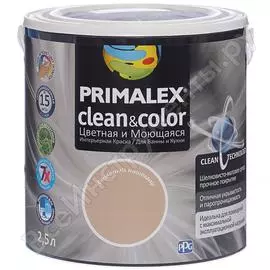 Краска primalex clean&amp;color бежевый кашемир 420203