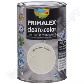 Краска primalex clean&amp;color бежевый шифон 420200