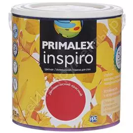 Краска primalex inspiro динамический красный 420117