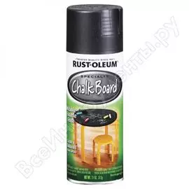 Краска с эффектом грифельной доски rust-oleum specialty чёрный 1913830