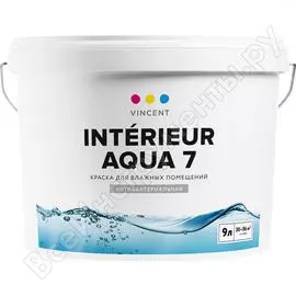 Краска для влажных помещений Vincent INTERIEUR AQUA I 7 092-100
