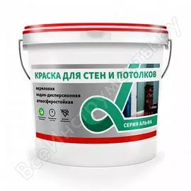 Водно-дисперсионная краска для стен и потолков KRAFOR