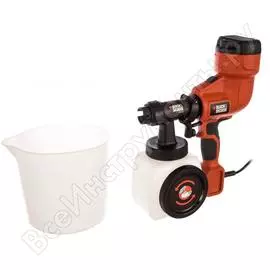 Краскопульт black+decker hvlp200
