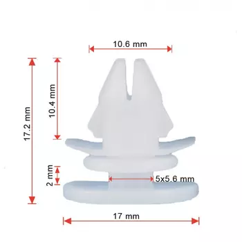 Клипса крепежная AVERS