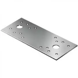 Крепежная оцинкованная пластина НАКРЕПКО 180х65х2 мм 12004