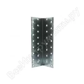 Крепежный равносторонний уголок акслен kur 50х50х160х2 мм 00-00000375