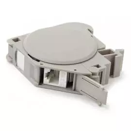 Крепление для Keystone Jack на DIN-рейку в распределительные щиты Hyperline FP-IE-DIN-KJ-1A-GY 237925