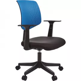 Кресло easy chair bncmechair-321 ptw черный tw, сетка синяя 631077