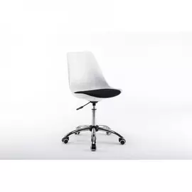 Кресло easy chair bndtechair-212 ptw пласт.бел, ткань черная tw 832043