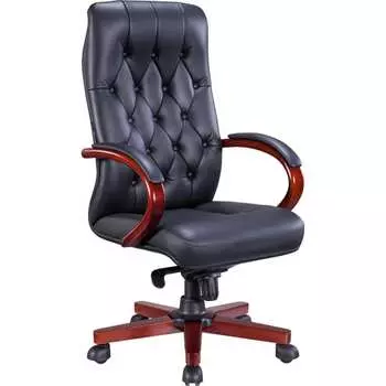 Кресло EVERPROF Monaco Wood EP-082 W PU Black