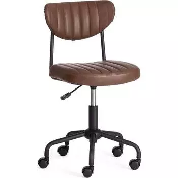 Кресло Tetchair slim искусственная кожа, dark brown (темно-коричневый) 20199