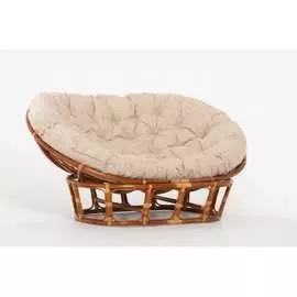 Кресло Vinotti MAMASAN 23/02 Коньяк Подушка Рогожка