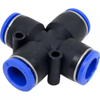 Крестообразный пластиковый фитинг CDC Pneumatics PZA 12