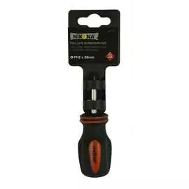 Крестовая короткая отвертка NIKONA