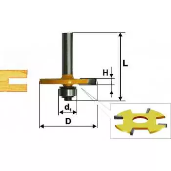 Кромочная фальцевая фреза Энкор