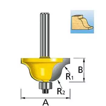 Кромочная фасонная фреза Makita D-11542