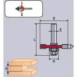 Кромочная фреза Кратон