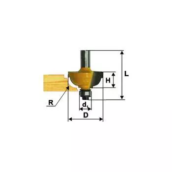 Кромочная калевочная фреза Энкор 9286