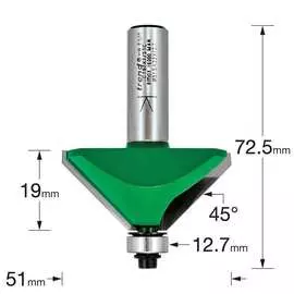 Кромочная конусная фреза по дереву Trend