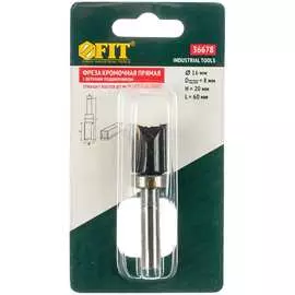 Кромочная прямая фреза по дереву FIT IT 36678