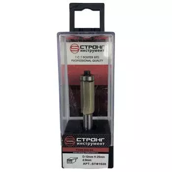 Кромочная прямая фреза по дереву Strong СТФ-10201225