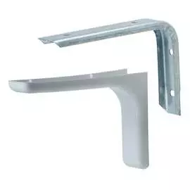 Кронштейн MFK-TORG с декоративными накладками белый L=120мм К-86