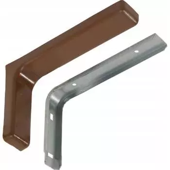 Кронштейн MFK-TORG с декоративными накладками коричневый L=180мм К-90