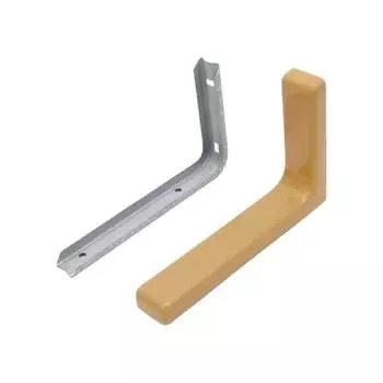 Кронштейн MFK-TORG с декоративными накладками бежевый L=240мм К-97