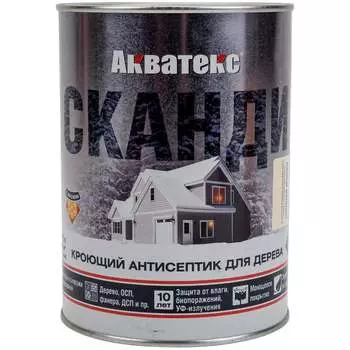 Кроющий антисептик для древесины Акватекс