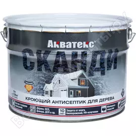 Кроющий антисептик для древесины Акватекс Сканди 202916