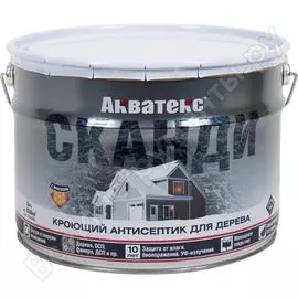 Кроющий антисептик для древесины Акватекс Сканди 202921