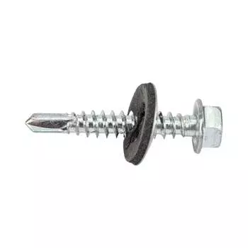 Кровельные оцинкованные саморезы ВИРТУОЗ 5,5х32 мм 10 шт 27023