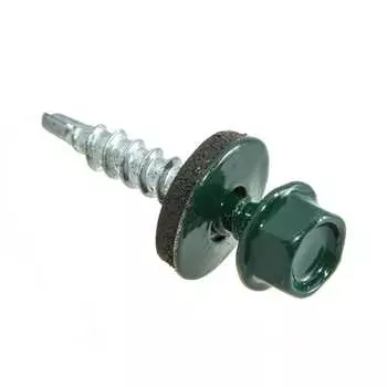 Кровельные саморезы Стройбат 4,8x19 темно-зеленый 70 шт 275520