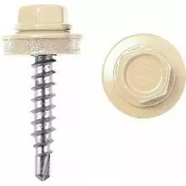 Кровельные саморезы ВИРТУОЗ 4,8х29 мм RAL1014 слоновая кость 25 шт. 26996