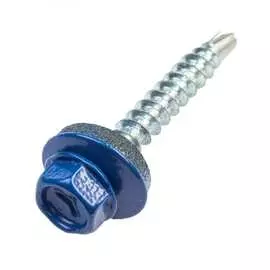 Кровельные саморезы ВИРТУОЗ 4,8х50 мм RAL5005 сигнальный синий 130 шт. 600-23698