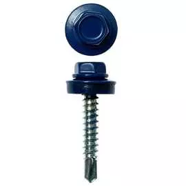 Кровельные саморезы ВИРТУОЗ 5,5х19 мм RAL5002 ультрамарин 200 шт. 600-23766