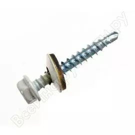 Кровельные саморезы СКД ЗУБР 35x4.8 мм RAL9003 белый (380 шт.) 4-300315-48-035-9003