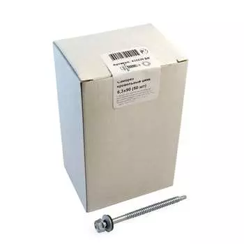 Кровельный оцинкованный саморез крепежная техника 6,3/90 (50 шт.) 431229