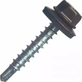 Кровельный оцинкованный саморез STARFIX 4,8х19 мм RAL 8017 250 шт. SMC2-66086-250