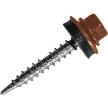 Кровельный оцинкованный саморез STARFIX 4,8x29 мм, RAL 8004, 200 шт. SMC2-24695-200