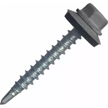 Кровельный оцинкованный саморез STARFIX 4,8x35 мм, RAL 7024, 70 шт. SMP2-44598-70