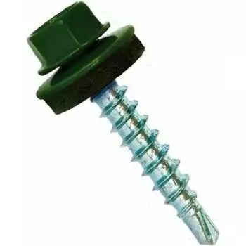 Кровельный оцинкованный саморез STARFIX 5,5x19 мм, RAL 6002, 300 шт. SMC3-81464-300