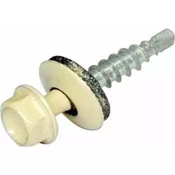 Кровельный оцинкованный саморез STARFIX 5,5x19 мм, RAL 1015, 100 шт. SMP2-90845-100