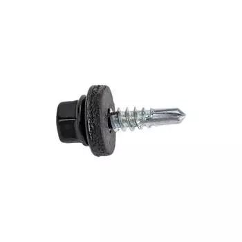 Кровельный оцинкованный саморез STARFIX 4,8x19 мм, RAL 9005, 250 шт. SMC2-102307-250