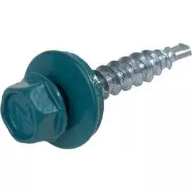 Кровельный саморез Bohrer 4,8x29 RAL5021 250 шт. SKRAL5021-4,8х29-25