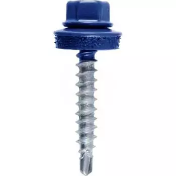 Кровельный саморез Bohrer 4,8x29 RAL 5002 ультрамарин 250 шт. SKRAL5002-4,8х29-250