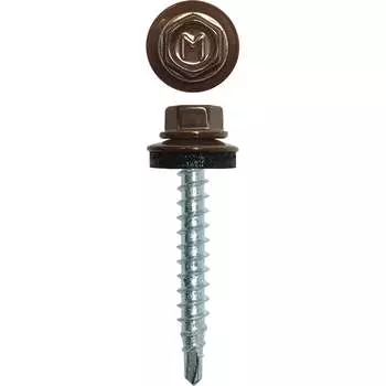 Кровельный саморез Daxmer 4,8х35 RAL8017 (250 шт.) 303943