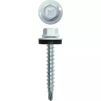 Кровельный саморез Daxmer 4,8х35 RAL9003 (250 шт.) 303946