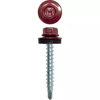 Кровельный саморез Daxmer 4,8х35 RAL3005 (250 шт.) 303921