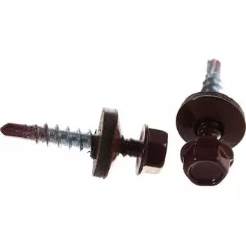 Кровельный саморез Госкреп 4,8х28 RAL3005 красное вино (300 шт.) 2-0016540